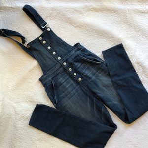 Denim overalls